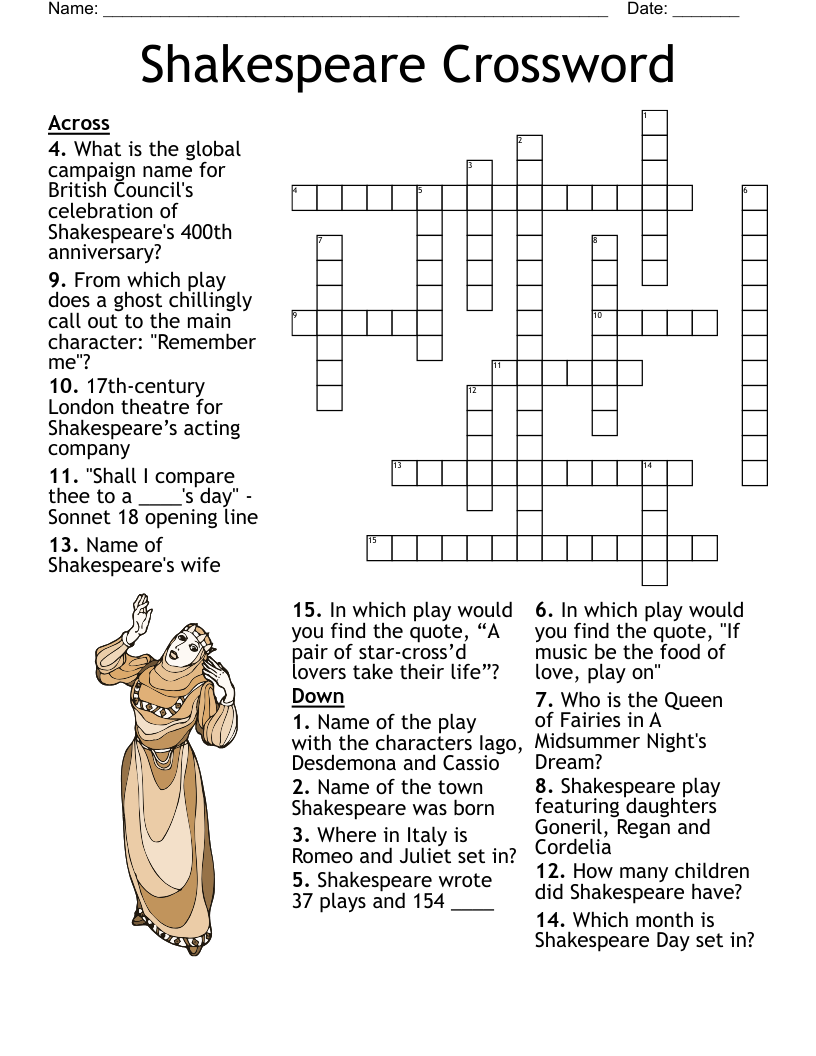 Hamlet Crossword WordMint Hamlet Crossword WordMint