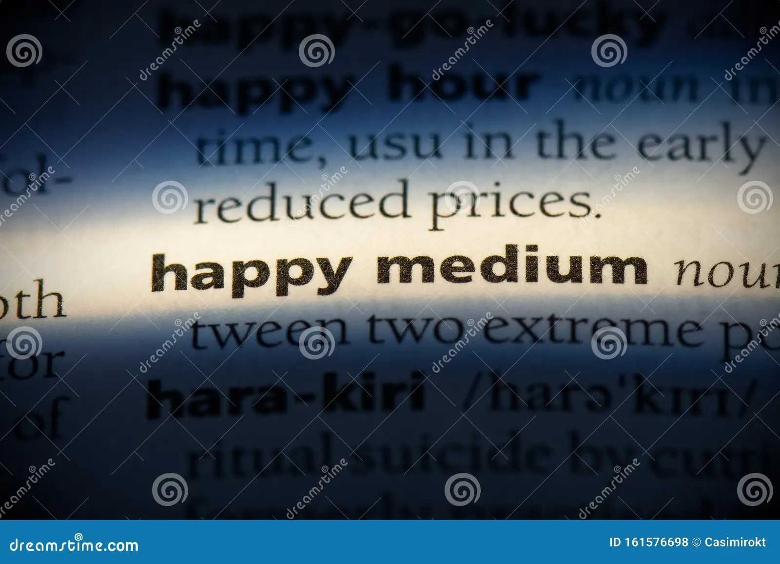 Happy Medium Stock Photo Image Of Highlighted Language 161576698