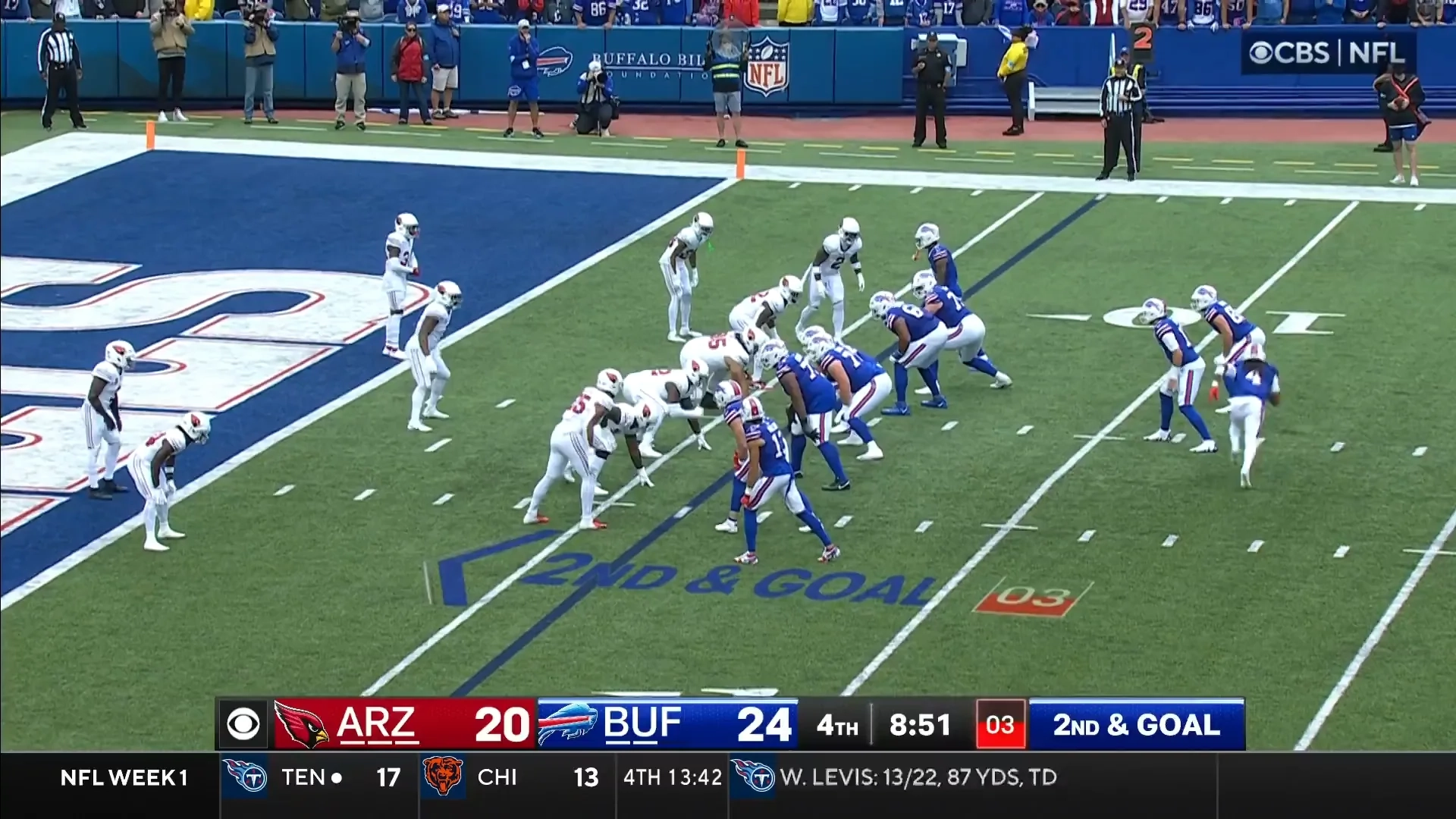 Highlight Josh Allen Hurdles A Man For The TD R nfl