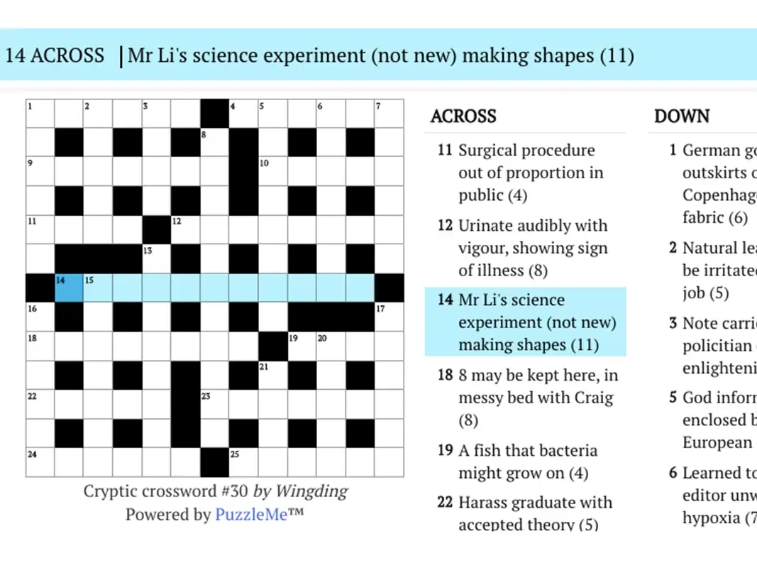 How To Solve The New Scientist Cryptic Crossword New Scientist