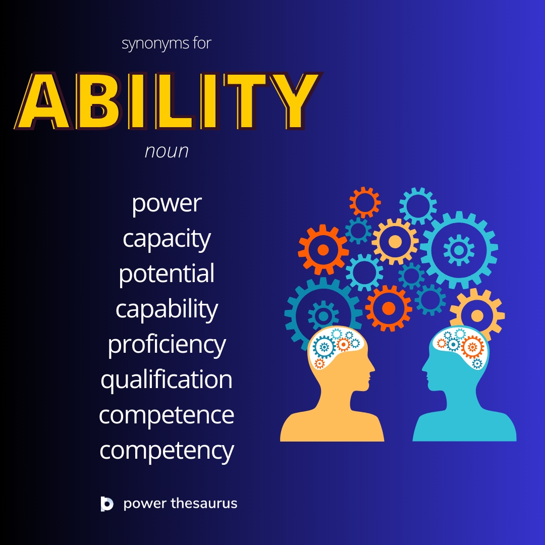 Https t co EGWk7sCKTR Your ability To Do Something Is The Fact That You Can Do It E g No One Had Faith In His Ability To Do The Job learnenglish ielts writers thesaurus synonym englishvocabulary 