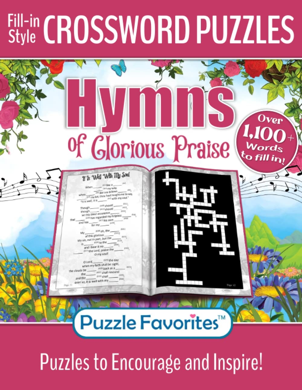 Hymns Of Glorious Praise Crossword Puzzles Fill In Style Featuring Favorite Christian Songs To Fill In The Words Bible Themed Puzzle Book Favorites Puzzle Brubaker Michelle 9781947676718 Books Amazon ca