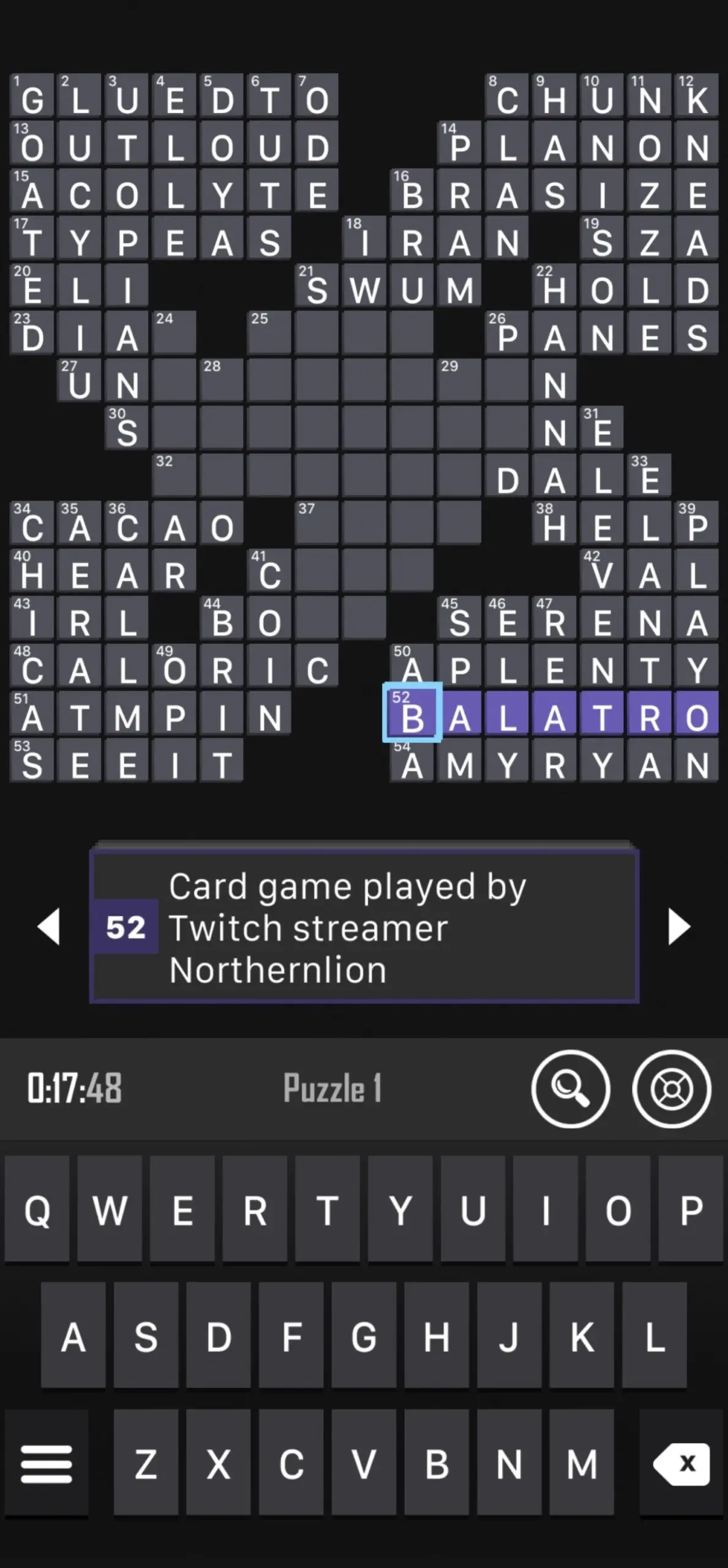 I Had To Do A Double take When I Saw This Crossword Clue R northernlion