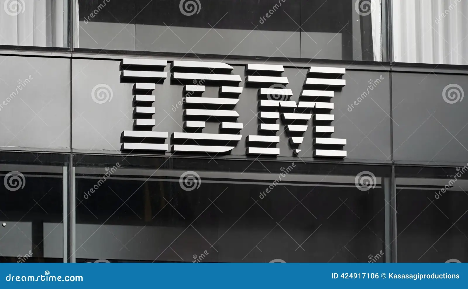 IBM Corporate Logo Madison Ave Close Up Editorial Photo Image Of Emblem City 424917106
