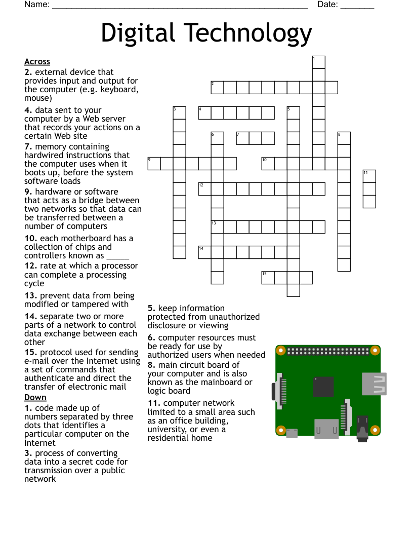 ICT Crossword WordMint ICT Crossword WordMint