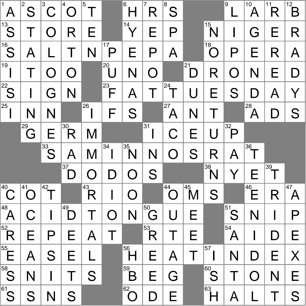 Inclination To Use Biting Sarcasm Crossword Clue Archives LAXCrossword