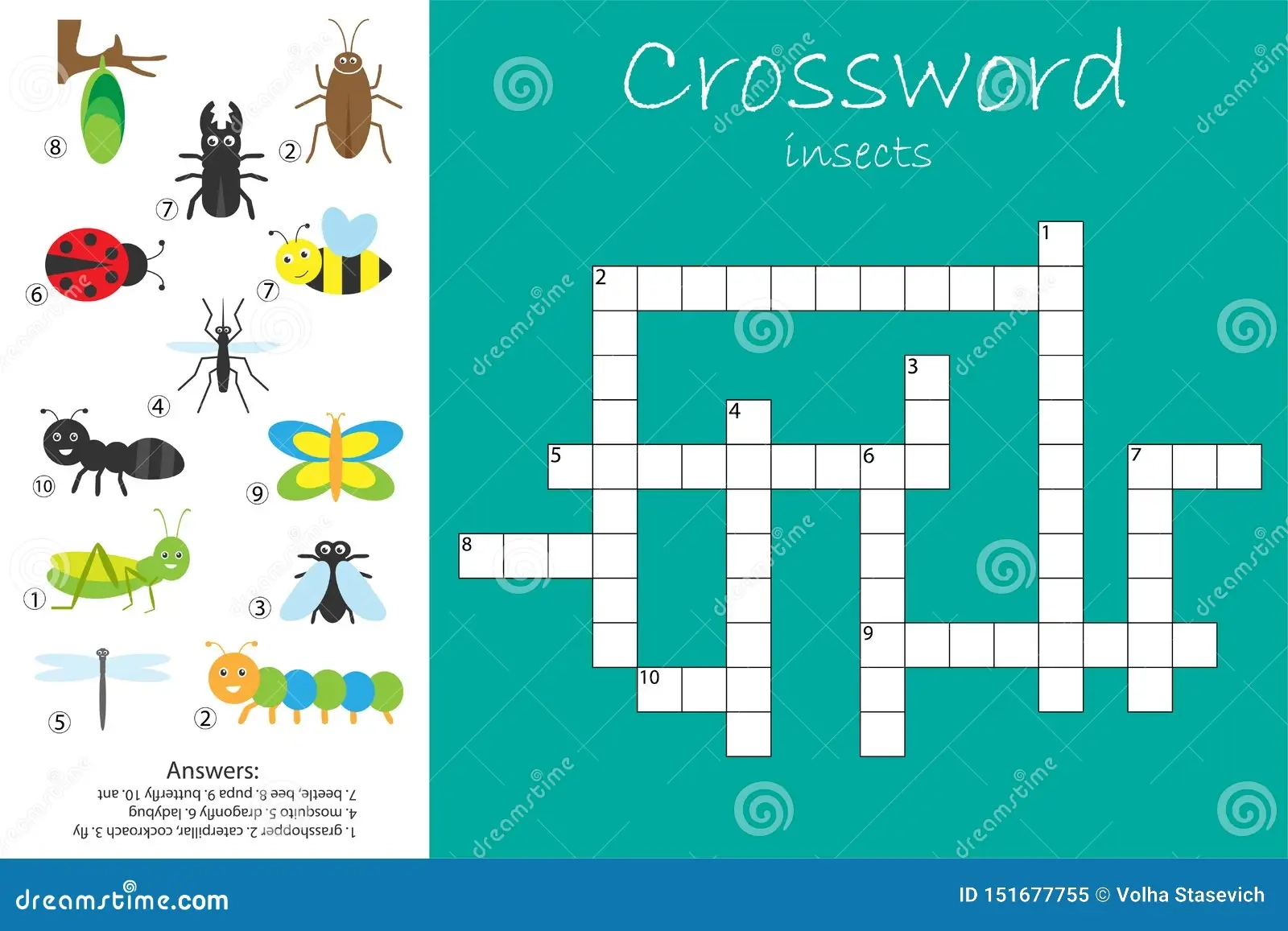 crossword clue adult insect