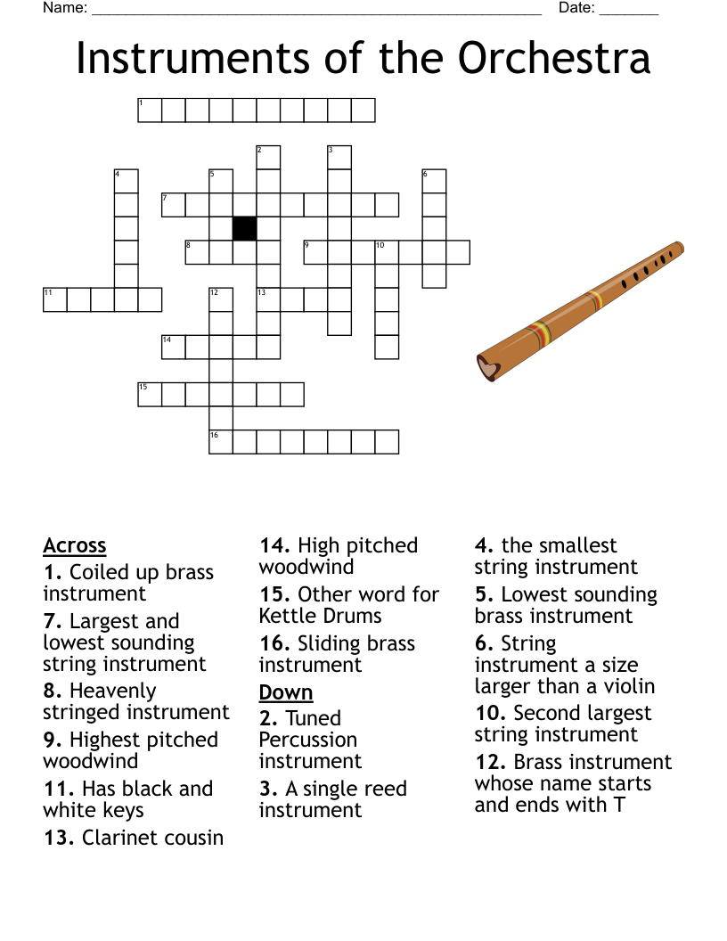 wind instrument crossword clue wind instrument crossword clue