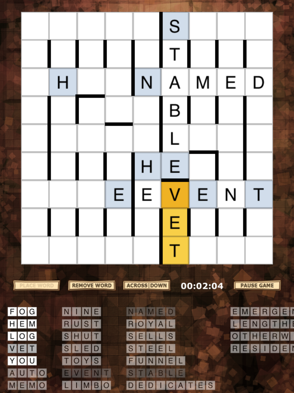 Isabelle Thornton Le Chateau Des Fleurs Nada Clue Crosswords Puzzles App Review