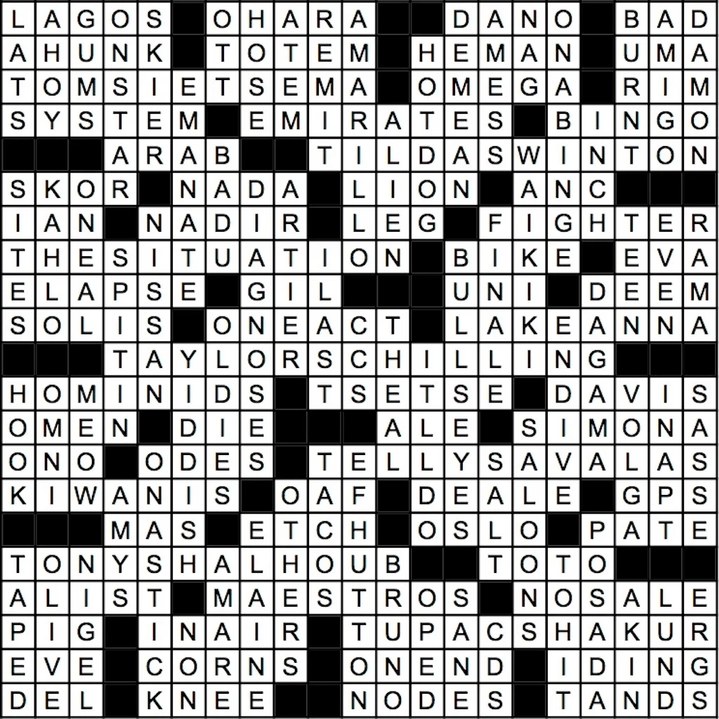 January 2019 Crossword Answer Key Washingtonian