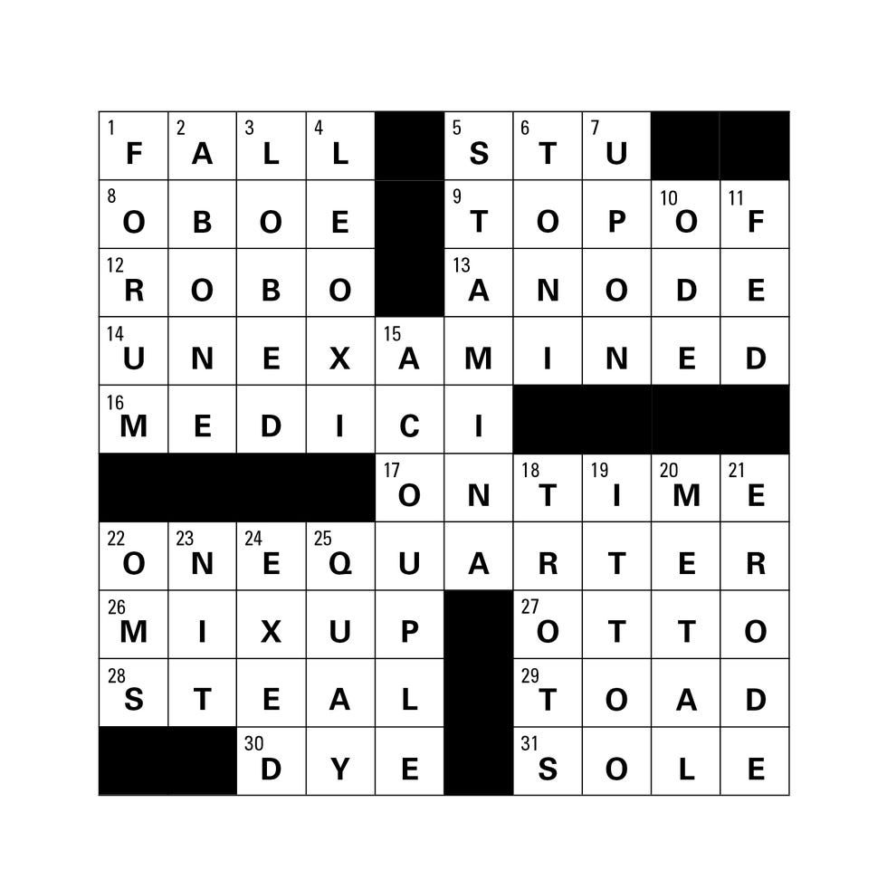 January 2025 Prevention Crossword Answer January 2025 Prevention Crossword Answer