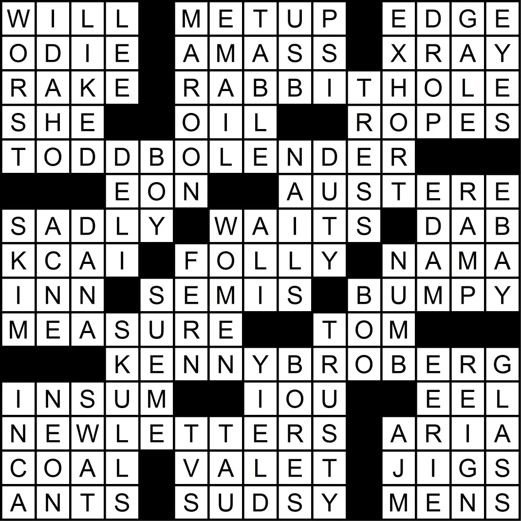 KC Studio Crossword Puzzle KC STUDIO