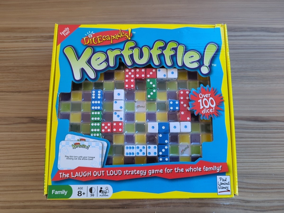 Kerfuffle Dicecapades 101 Dice Family Board Game Paul Lamond Games EBay UK