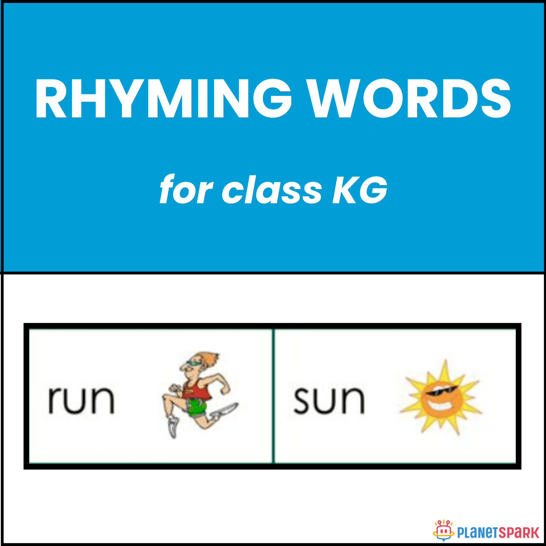 KG English Grammar Worksheet On Rhyming Words PlanetSpark KG English Grammar Worksheet On Rhyming Words PlanetSpark