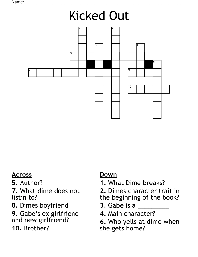 Kick Out Crossword Clue 5 Letters