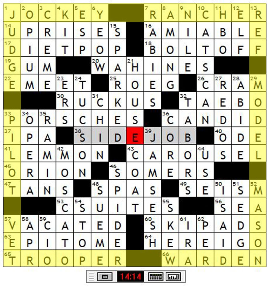 L A Times Crossword Corner Friday The 13th Mar 2026 Tracy Gray L A Times Crossword Corner Friday The 13th Mar 2026 Tracy Gray