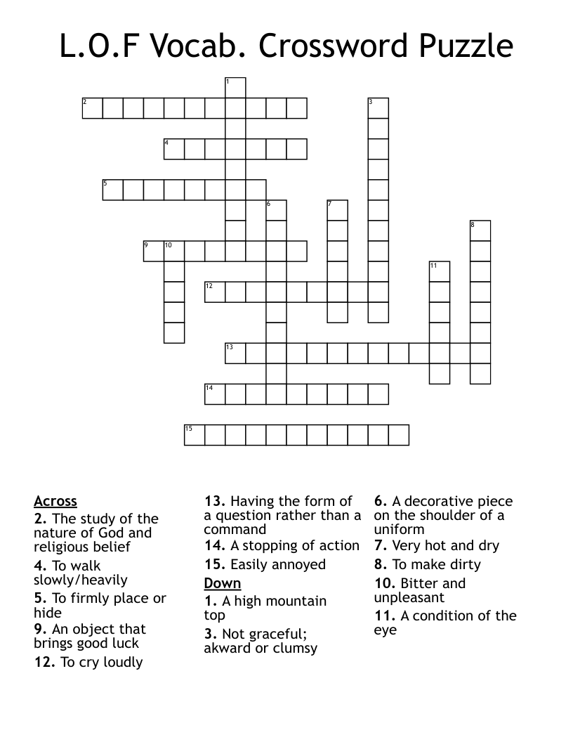 clumsy fellow crossword clue 3 letters