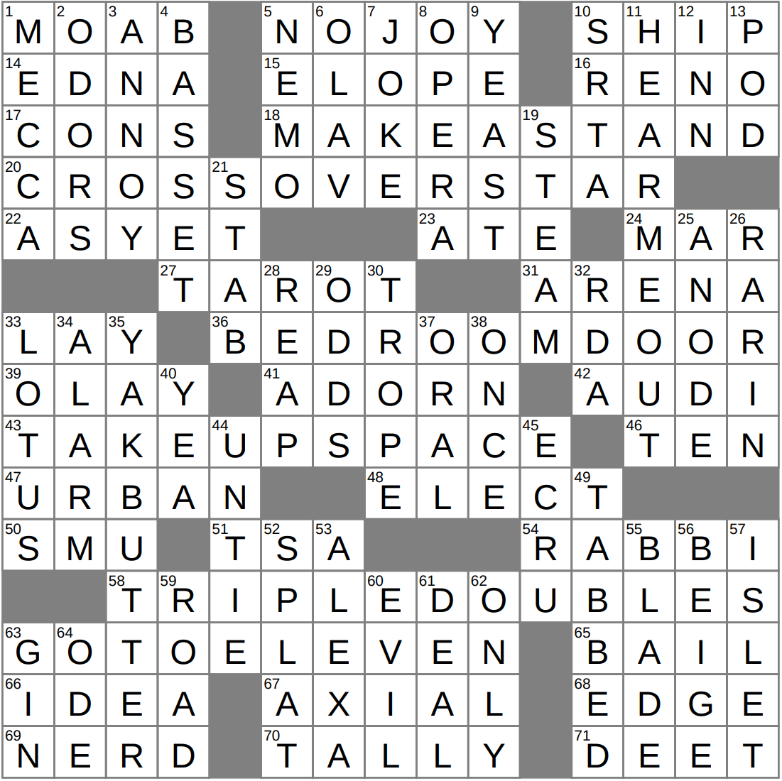 LA Times Crossword 17 Dec 25 Wednesday LAXCrossword