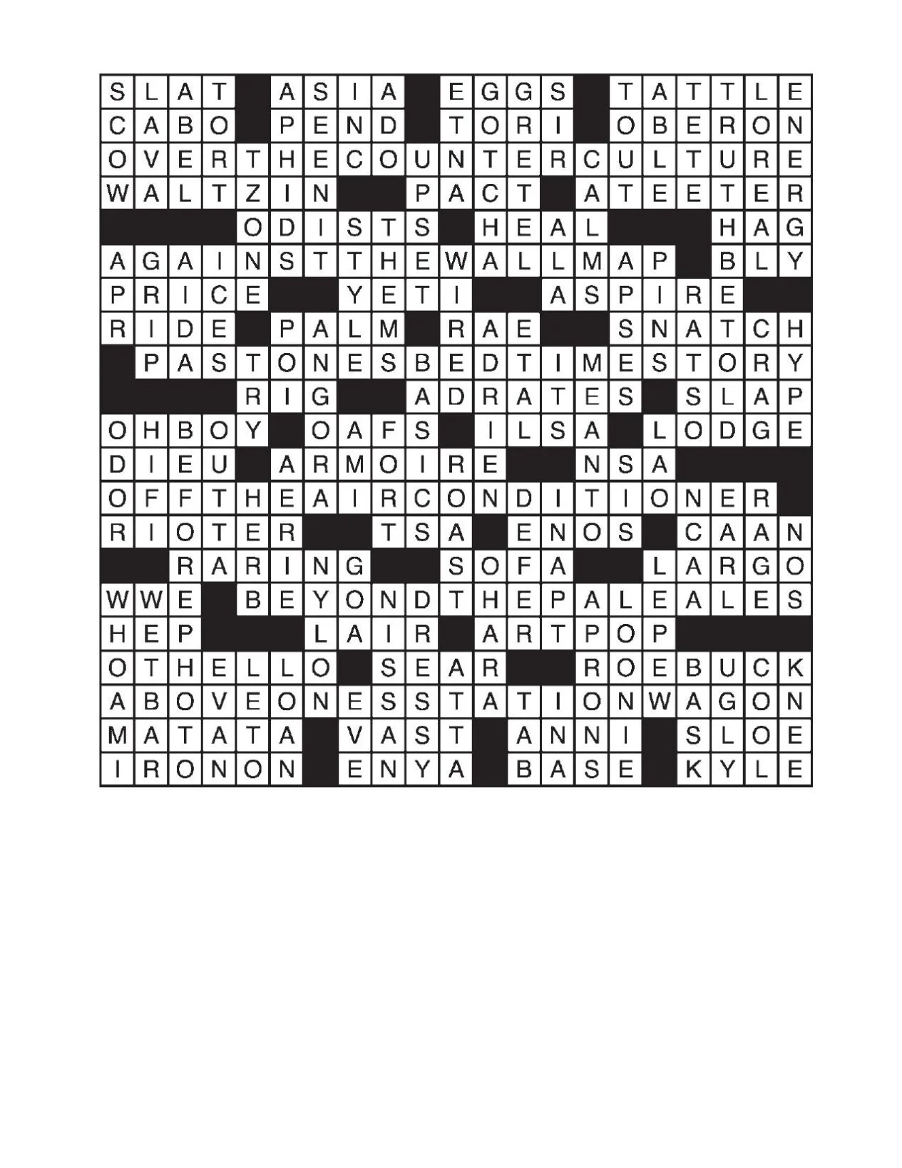 LA Times Crossword Answers Nov 27 2022 Crosswords Yakimaherald