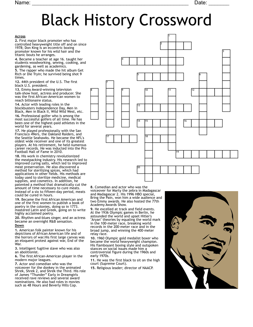 Langston Hughes Crossword WordMint Langston Hughes Crossword WordMint