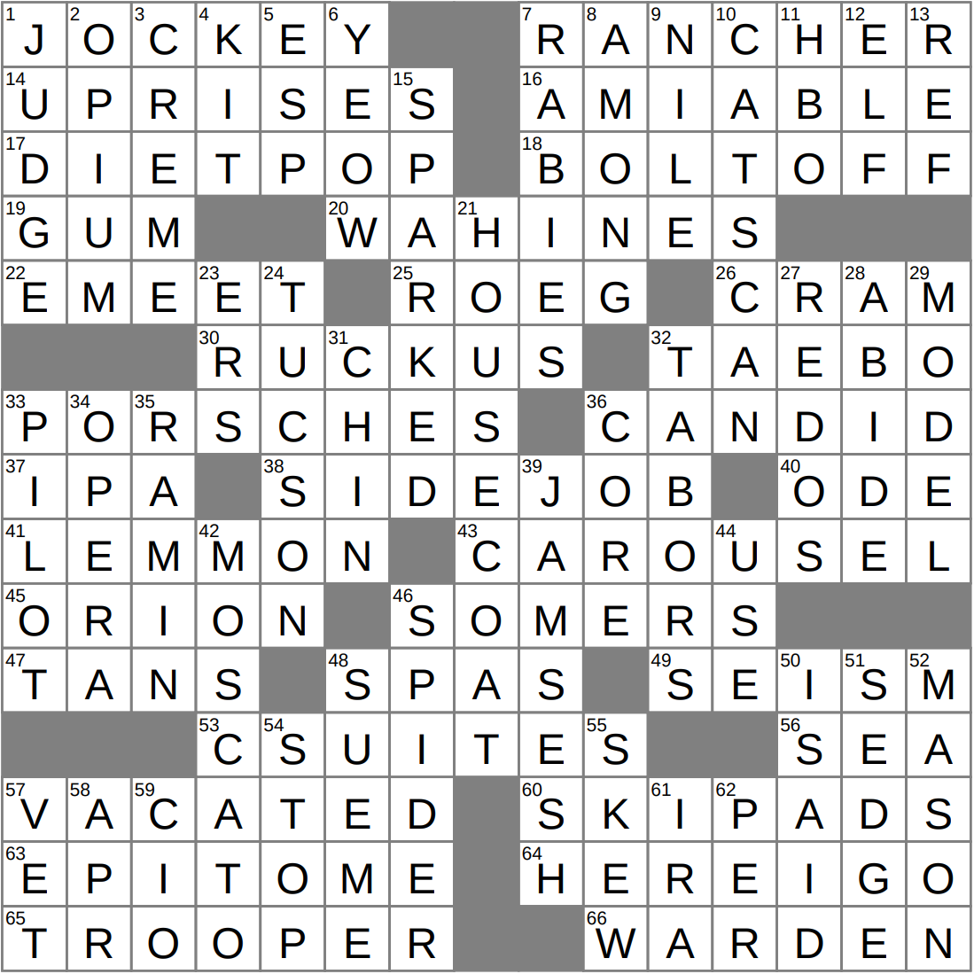LAXCrossword Answers To The Los Angeles Times Crossword LAXCrossword Answers To The Los Angeles Times Crossword