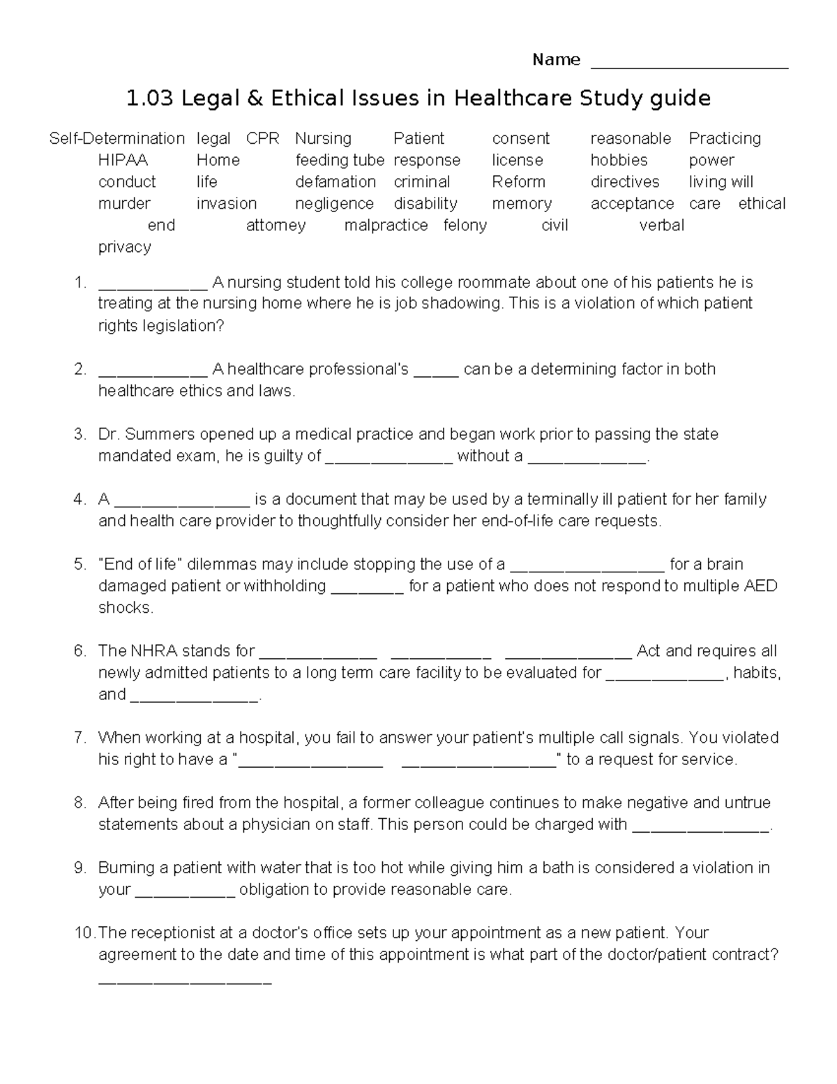 legal ethical crossword terms answers