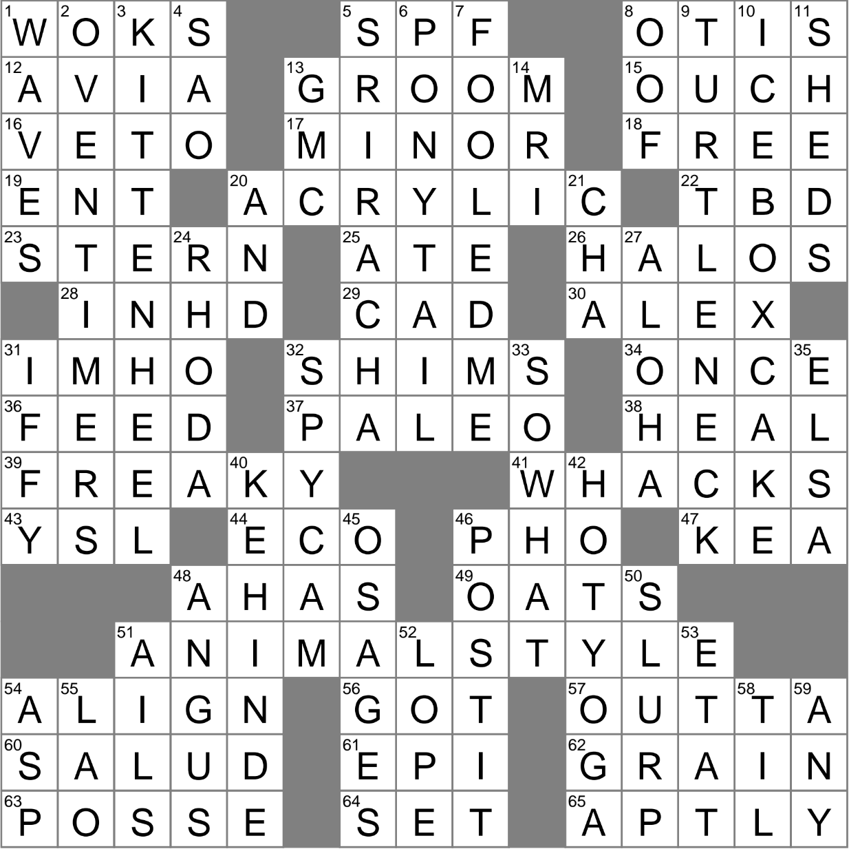 Letters On A Foundation Crossword Clue Archives LAXCrossword
