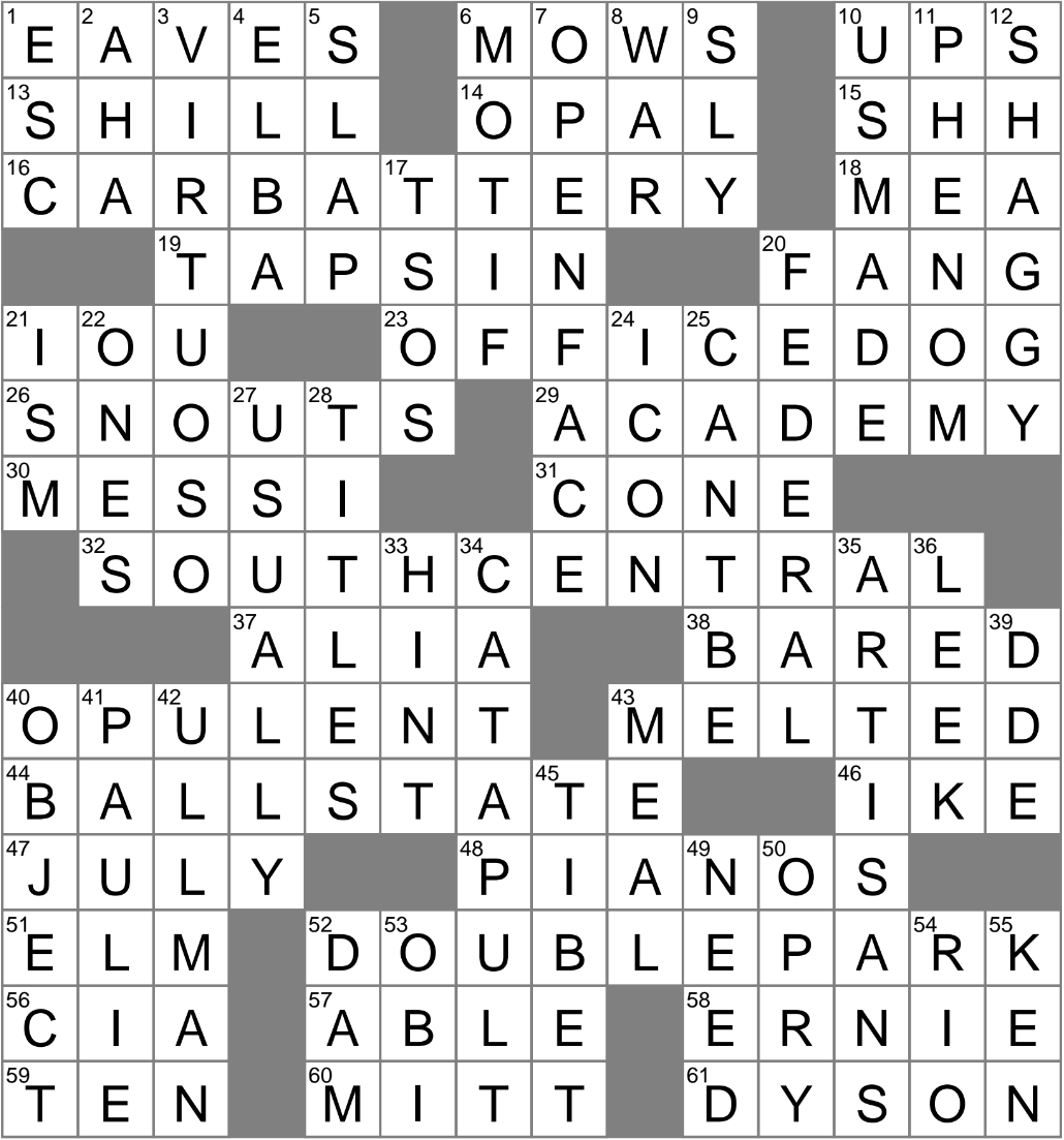 Like Some Sandwiches Crossword Clue Archives LAXCrossword