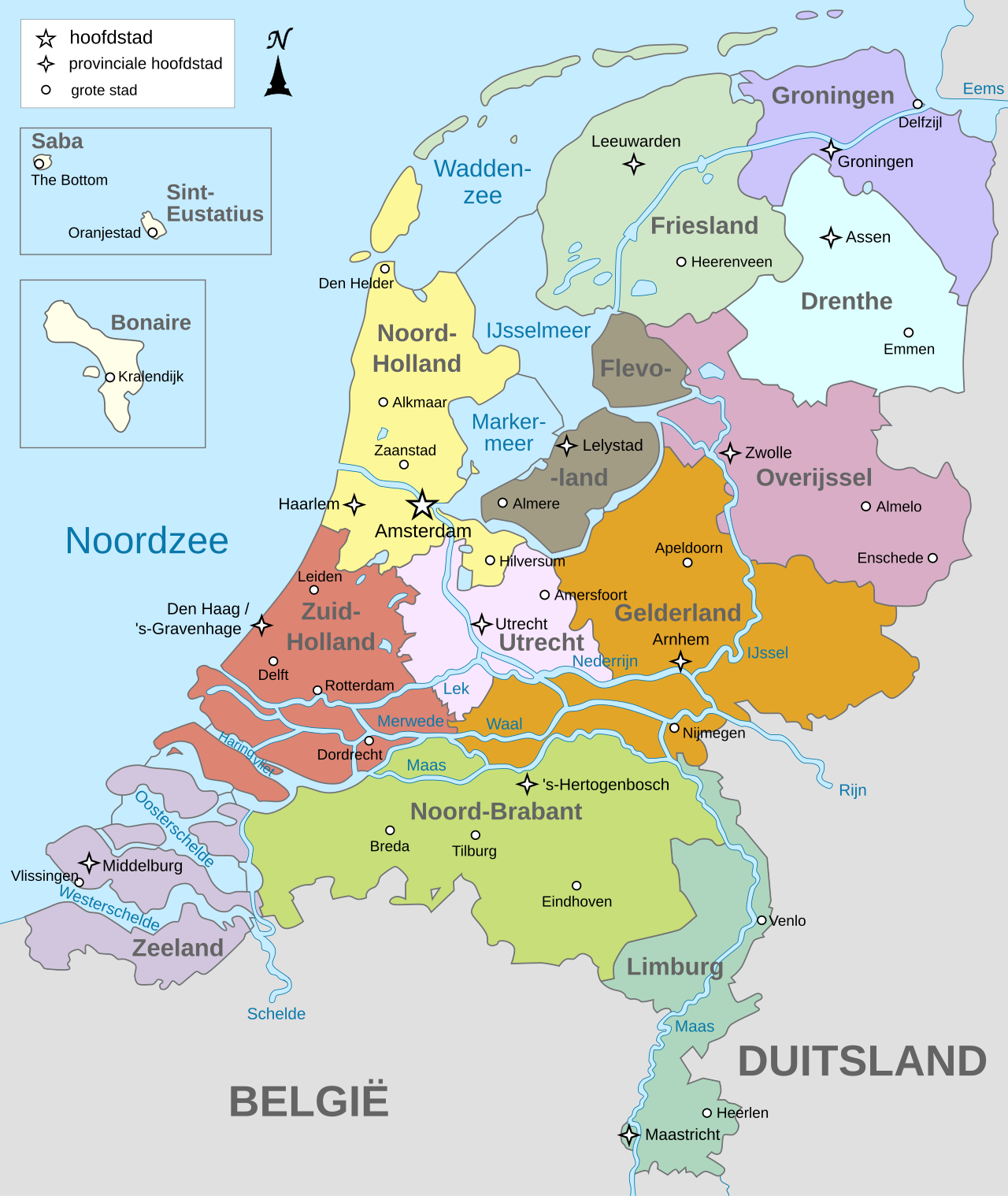 List Of Cities In The Netherlands By Province Wikipedia