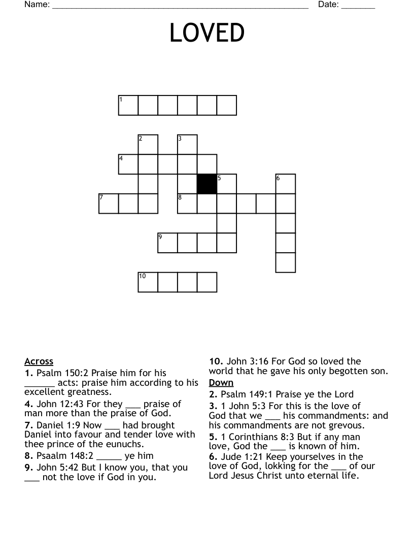 eternal crossword clue