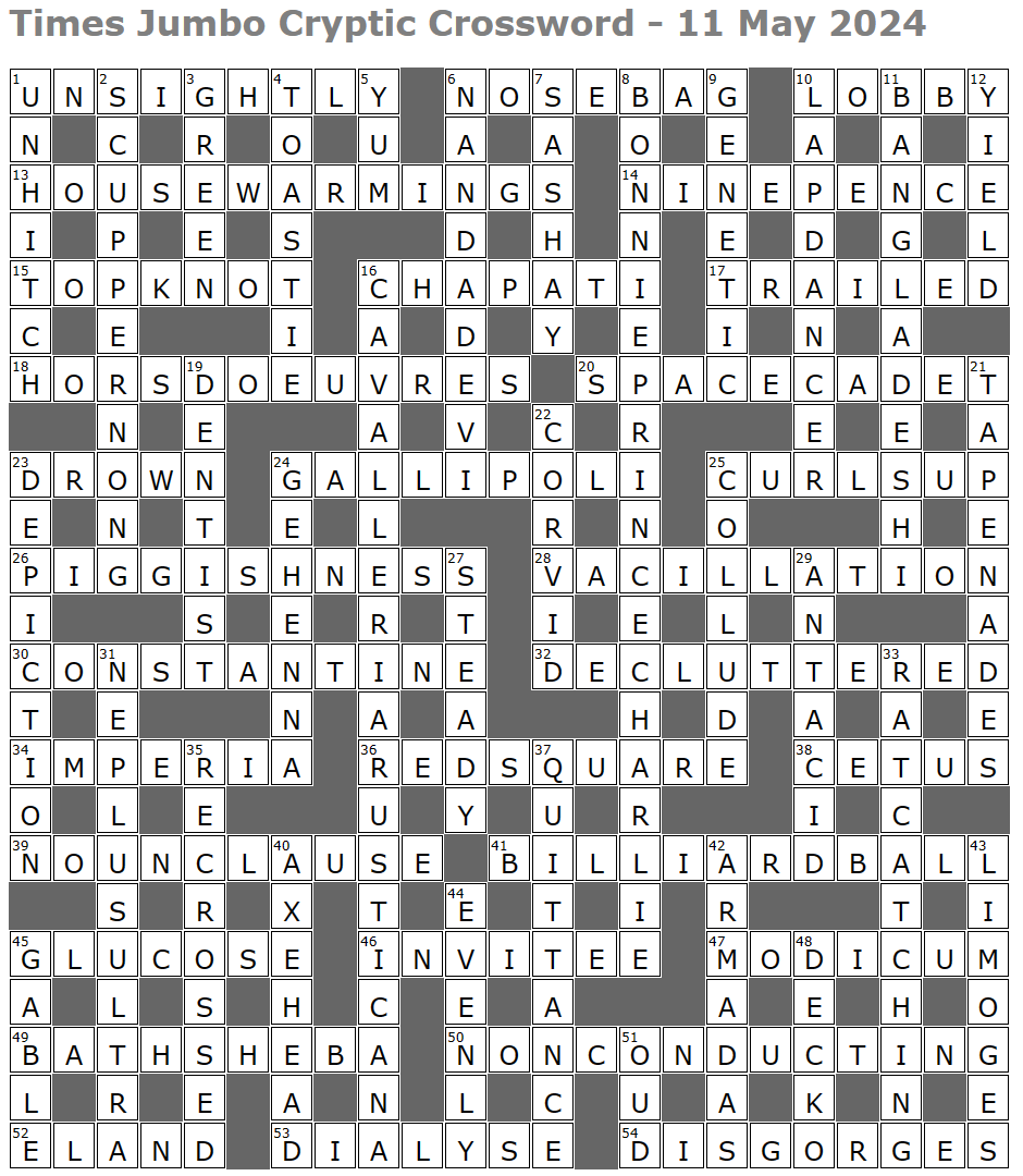 Lucian Poll s Web Ramblings Page 4 Mind twisting Horror Is It I Have Just The Thing Also Crosswords 