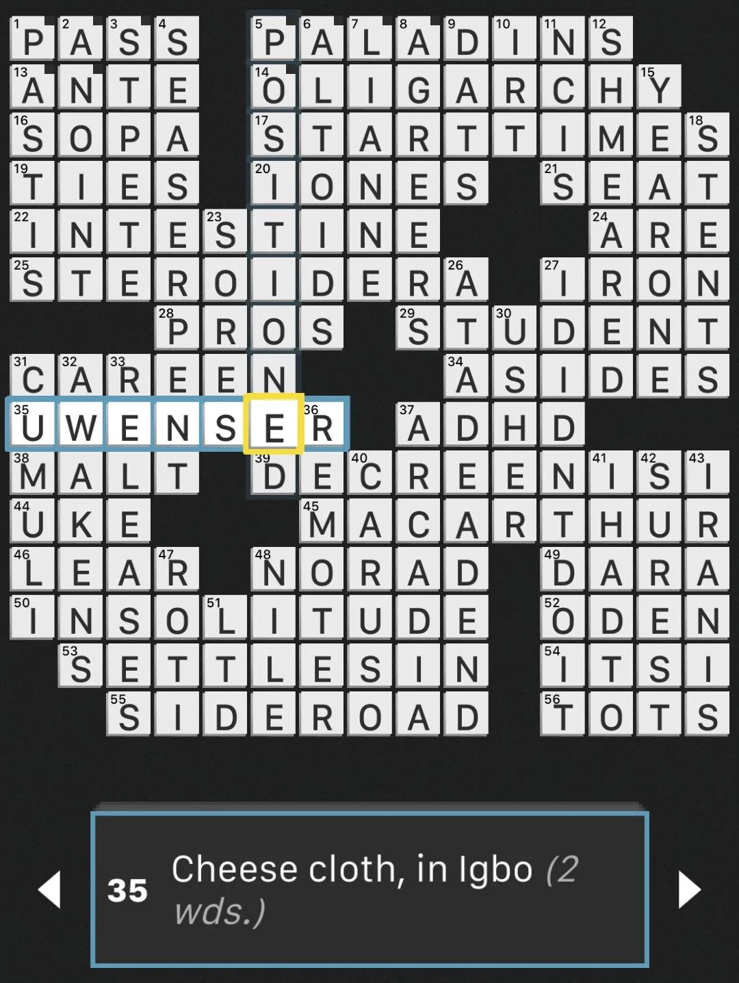 Man I Thought The French And Spanish Clues Were Tough R crossword