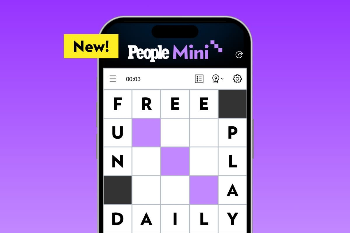 Meet Our Brand New Totally Free Mini Crossword Only In The PEOPLE App AOL