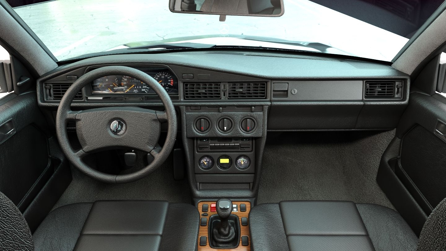 3d model car interior 1990s 3d model car interior 1990s