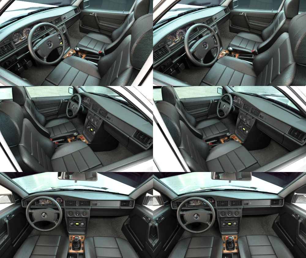 Mercedes Benz 190E 1990 3D Model 99 dwg fbx obj max ma Free3D Mercedes Benz 190E 1990 3D Model 99 dwg fbx obj max ma Free3D