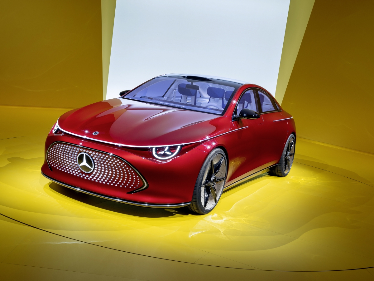 Mercedes Benz Concept CLA Class Has Massive Range Super fast Charging Mashable