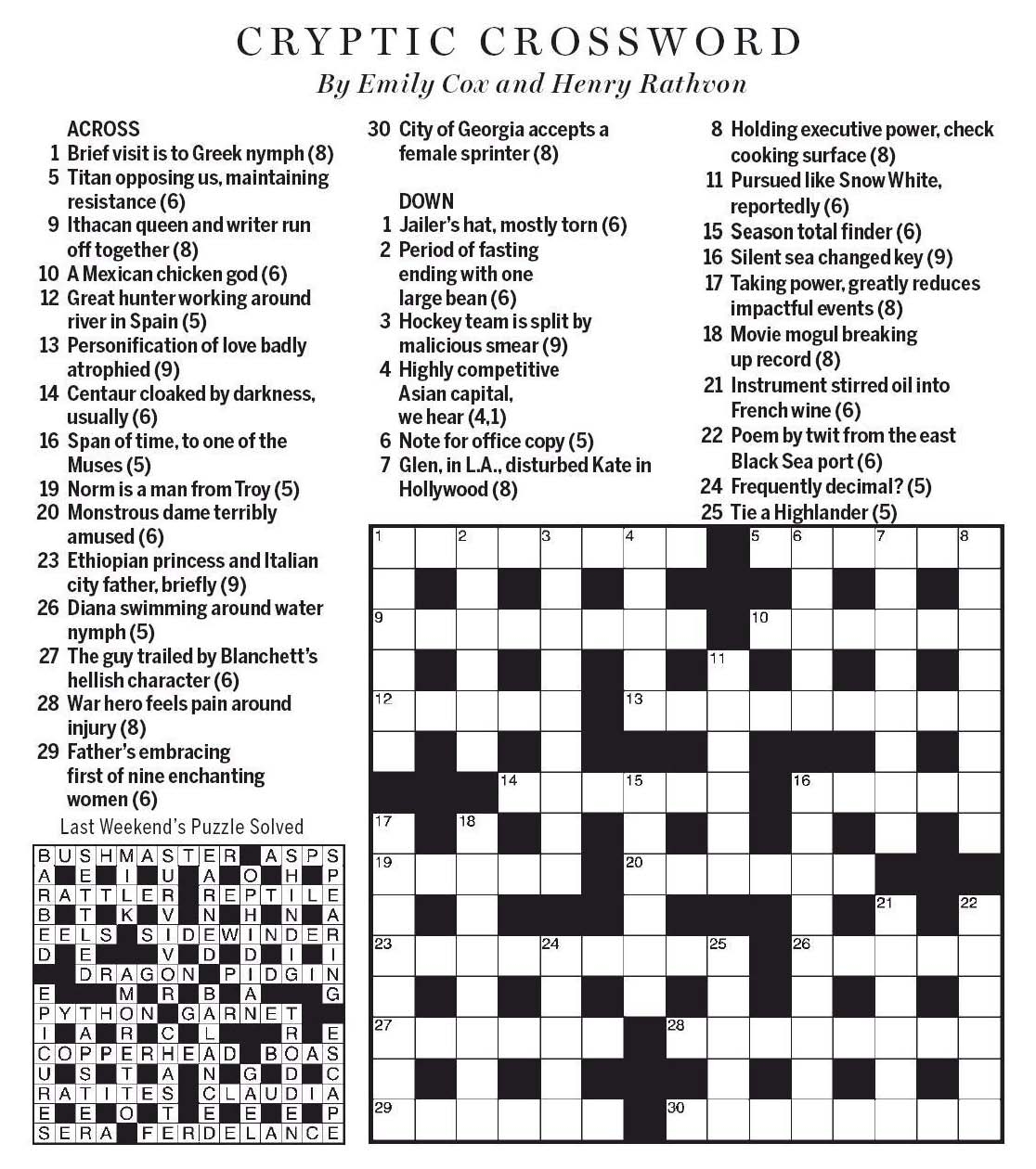 National Post Cryptic Crossword Forum Saturday March 23 2019 It s All A Myth National Post Cryptic Crossword Forum Saturday March 23 2019 It s All A Myth