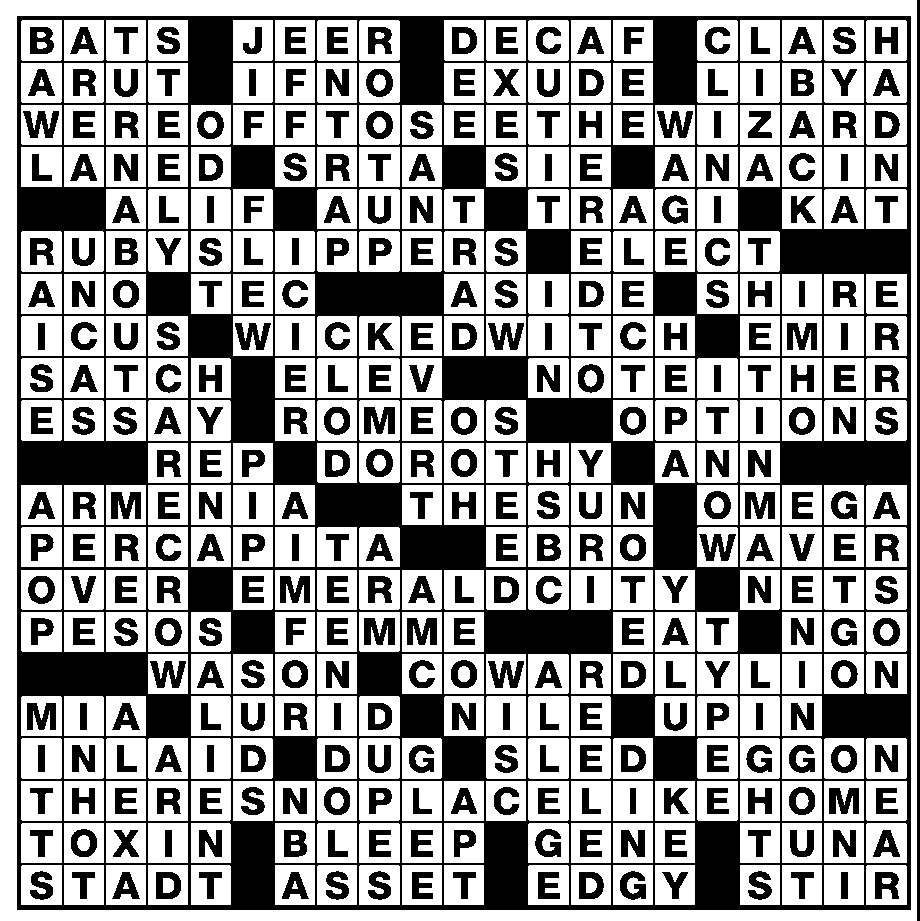 Newsday Crossword Puzzle Answer The Mountain Eagle Newsday Crossword Puzzle Answer The Mountain Eagle
