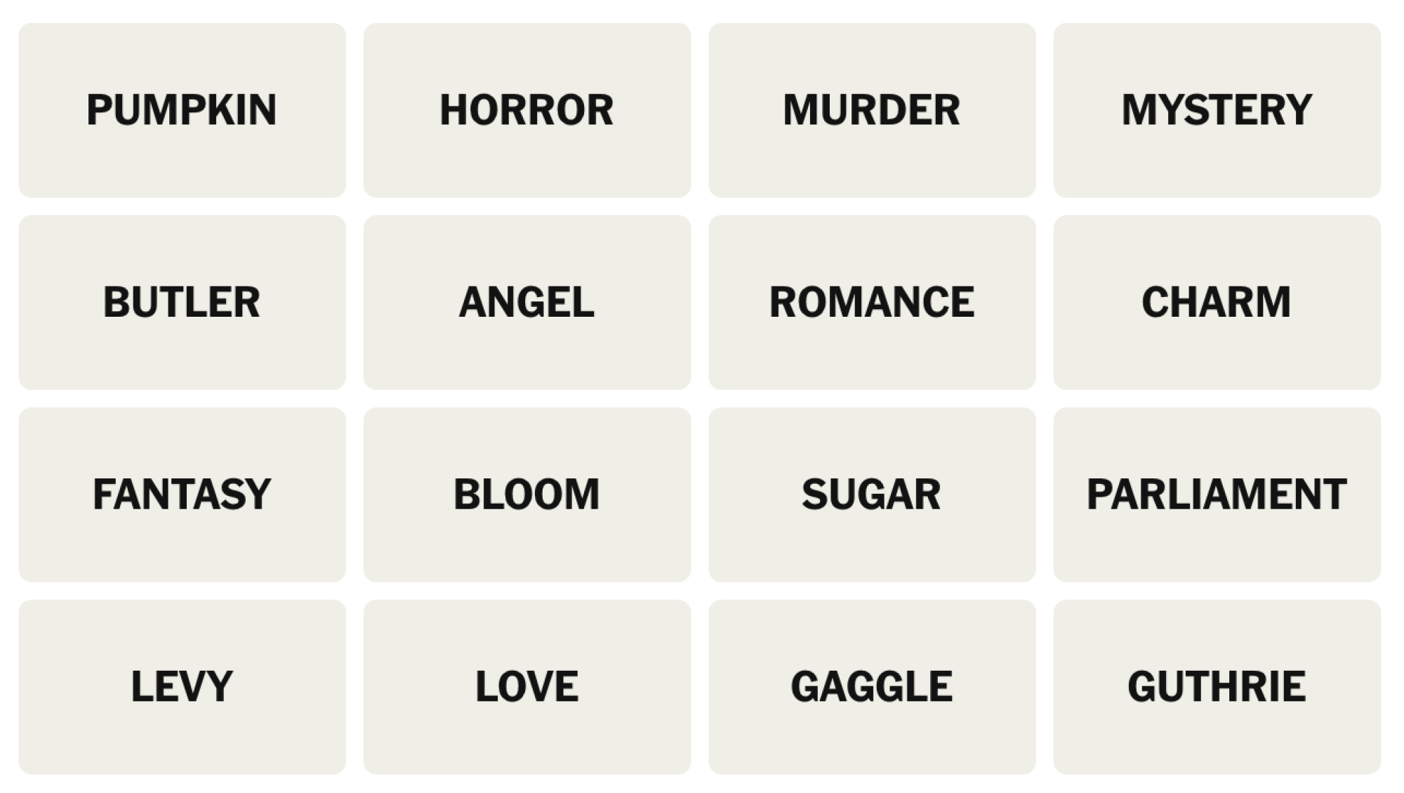 NYT Connections Answer For Today October 30 2025 Lifehacker