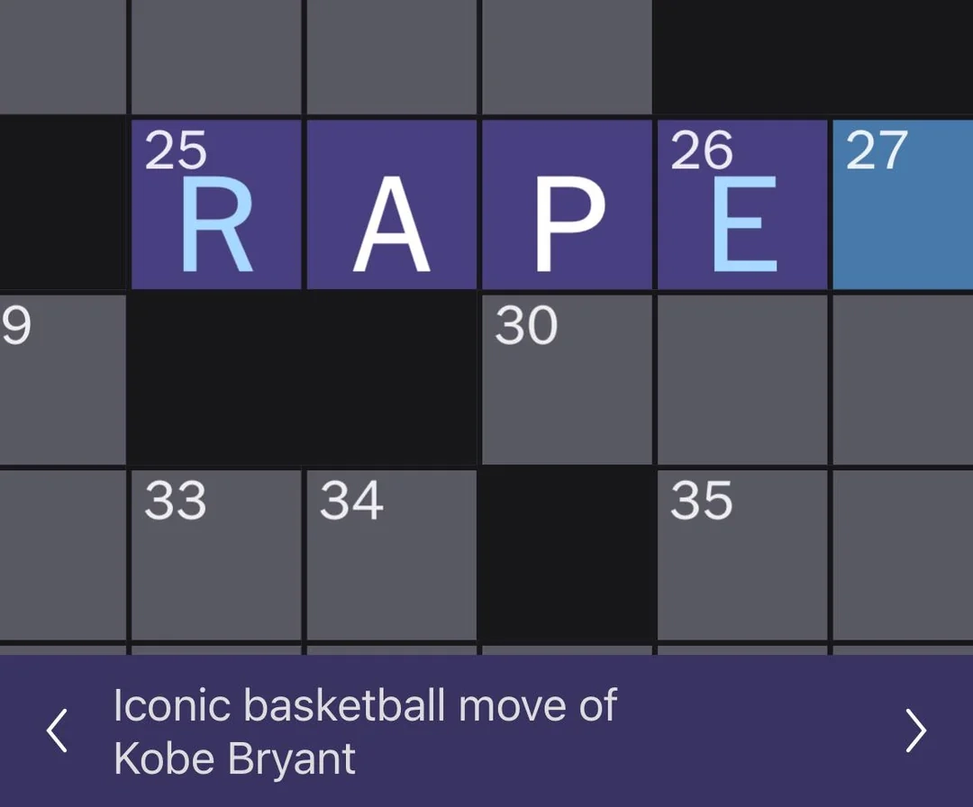 reverse dunk nyt crossword