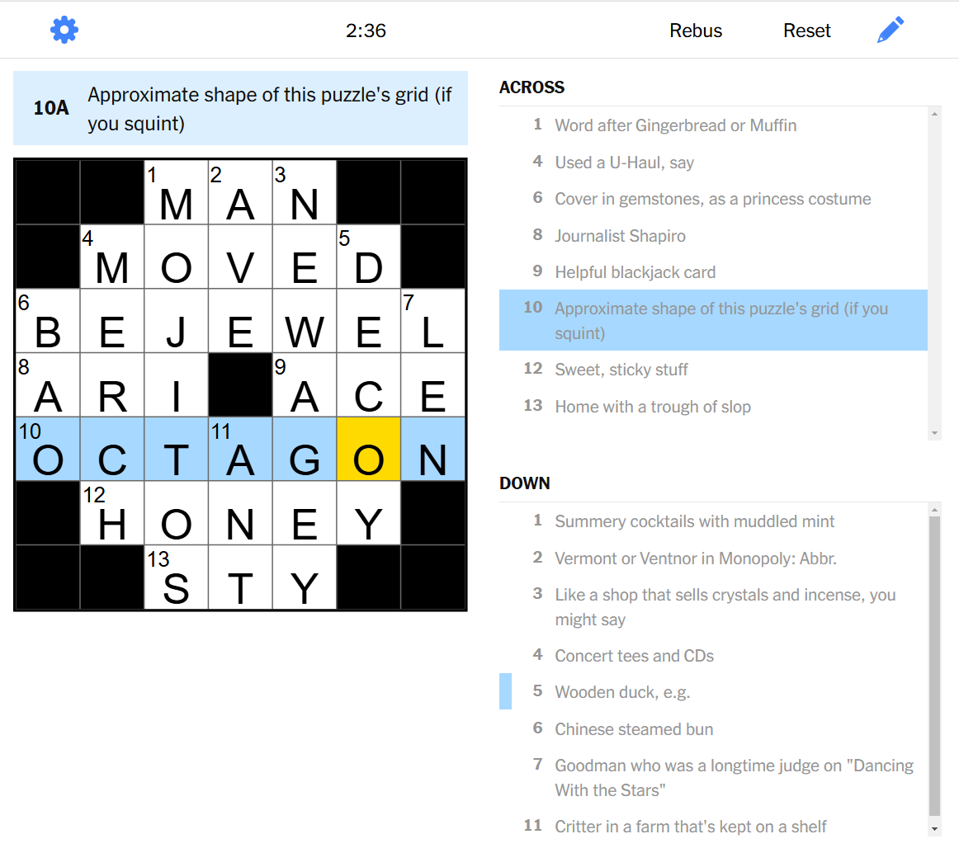 NYT Mini Crossword Clues And Answers For Saturday November 23
