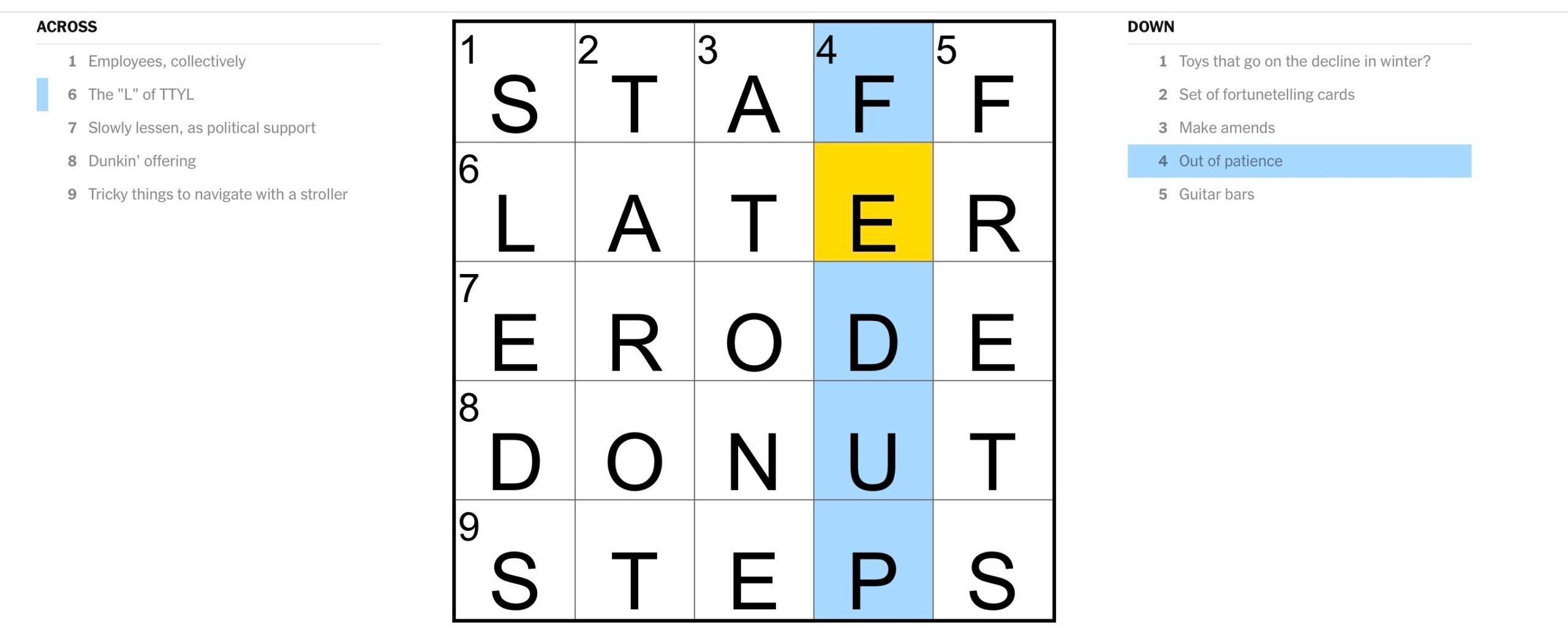 make amends crossword clue