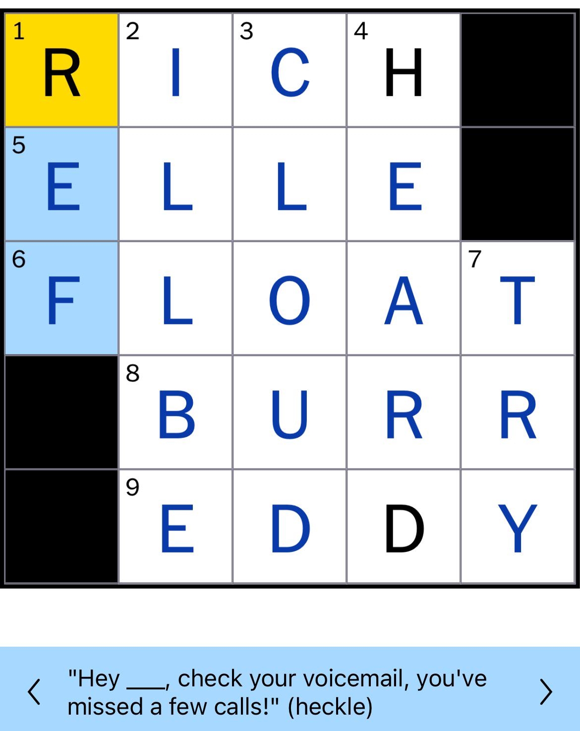 NYT s Mini Crossword Today R HIMYM