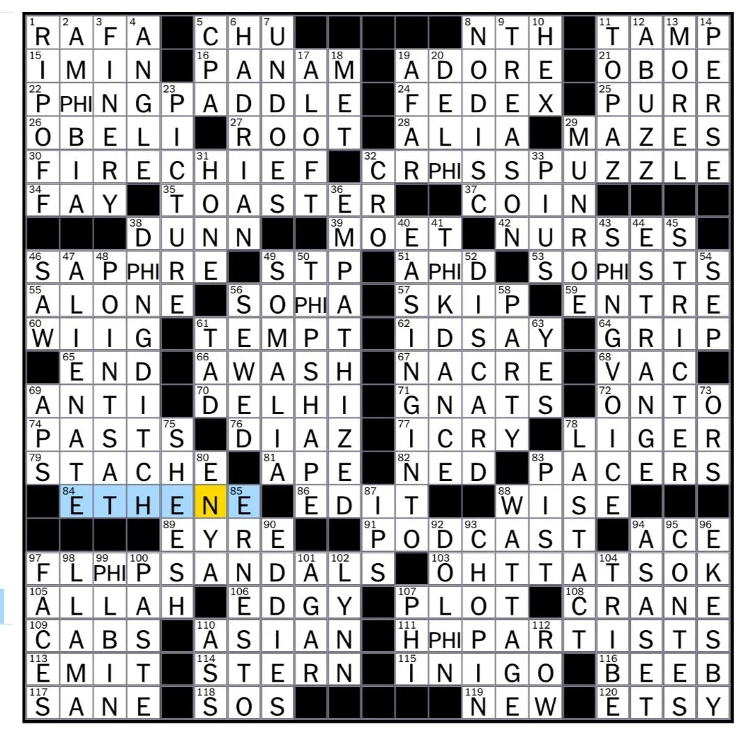 NYT Sunday 01 11 2026 Discussion R crossword