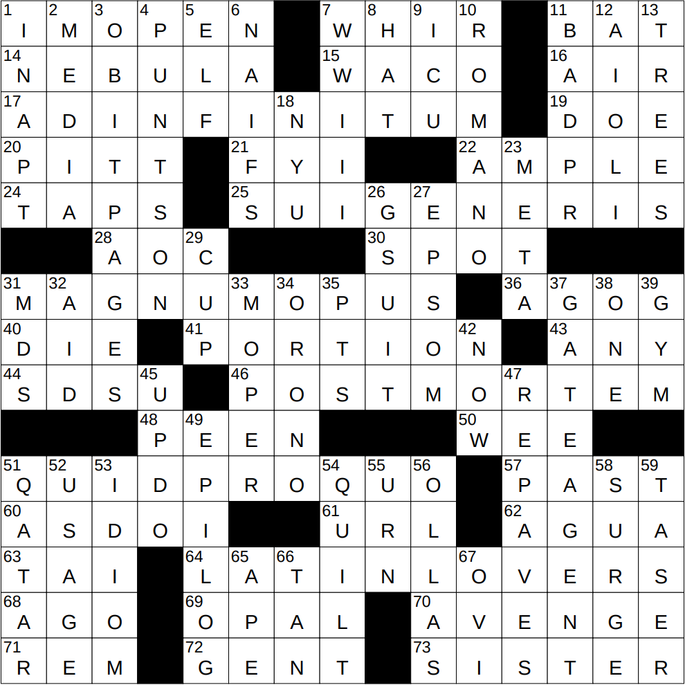 NYXCrossword Answers To The New York Times Crossword NYXCrossword Answers To The New York Times Crossword