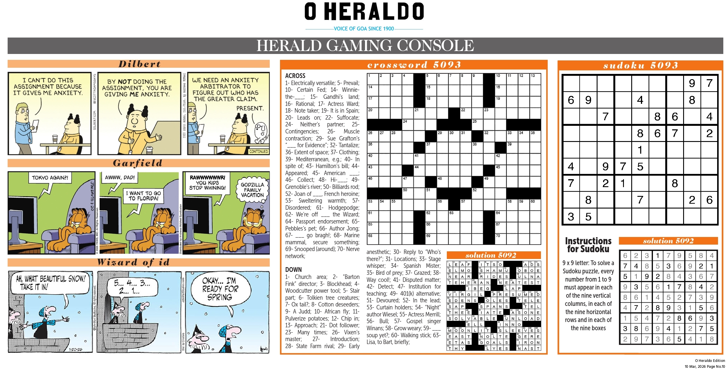 blockhead crossword clue