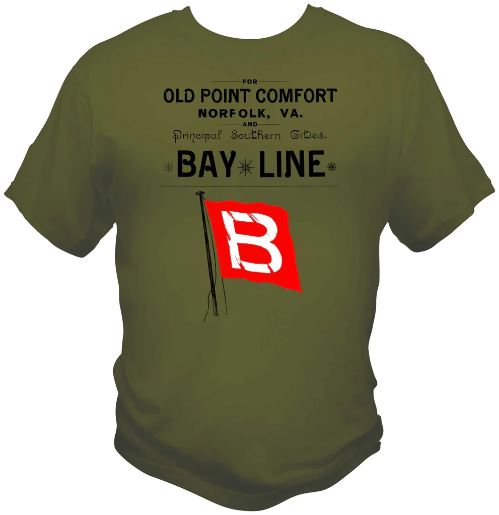 Old Bay Line Shirt Mohawk Design