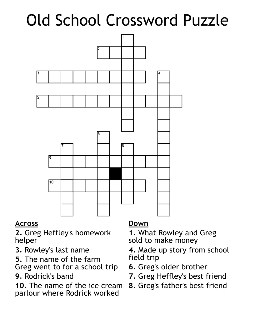 rock band's helper crossword clue