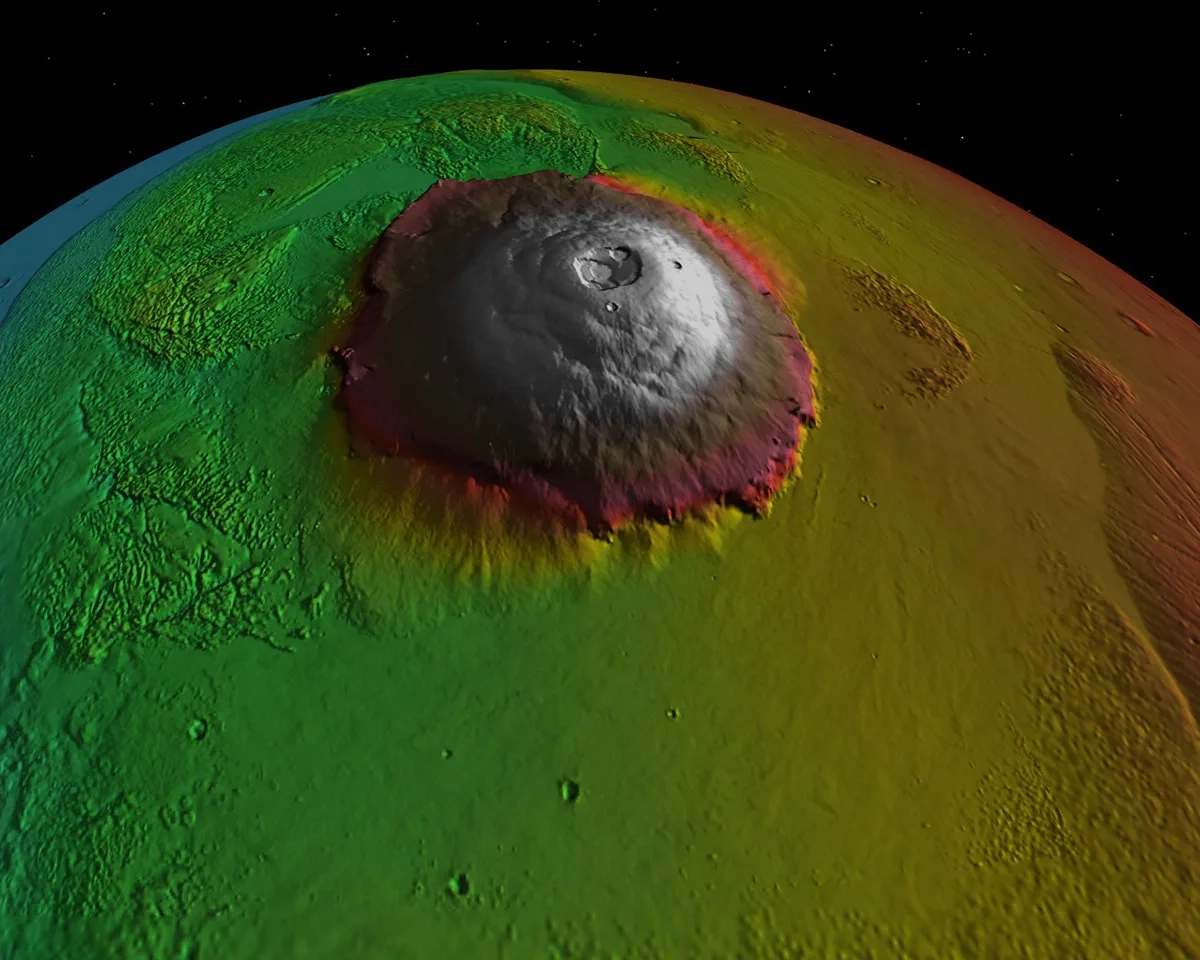 Olympus Mons Largest Volcano In The Solar System BBC Sky At Night Magazine