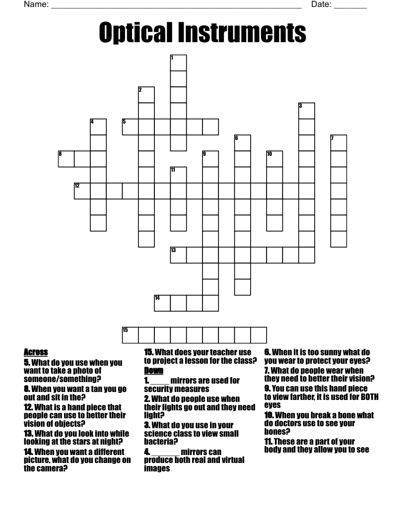 help for night vision crossword